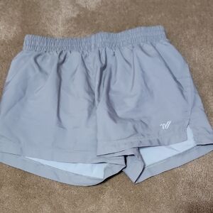 Varsity Spirit Gray Cheerleadig And Athletic Shorts
